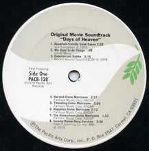 Load image into Gallery viewer, Ennio Morricone : Days Of Heaven - The Original Soundtrack From The Motion Picture (LP, Album)