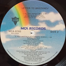 Load image into Gallery viewer, Various : Letter To Brezhnev (From The Motion Picture Soundtrack) (LP, Comp)