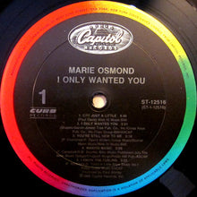 Load image into Gallery viewer, Marie Osmond : I Only Wanted You (LP)