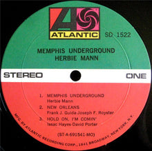 Load image into Gallery viewer, Herbie Mann : Memphis Underground (LP, Album, MO )