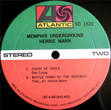 Load image into Gallery viewer, Herbie Mann : Memphis Underground (LP, Album, MO )