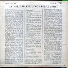 Charger l'image dans la galerie, LaVern Baker : Sings Bessie Smith (LP, Album, Mono)