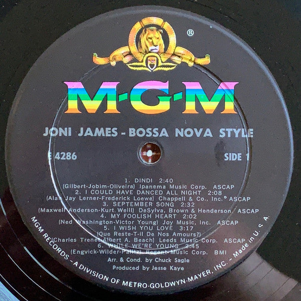 Joni James - Bossa Nova Style - LP
