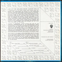 Load image into Gallery viewer, Junior Wells : Sings Live At The Golden Bear (LP, Album)