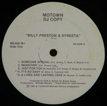 Load image into Gallery viewer, Billy Preston & Syreeta : Billy Preston & Syreeta (LP, Album, Promo)