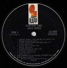 Load image into Gallery viewer, Jack Jones : Curtain Time (LP)