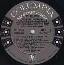 Laden Sie das Bild in den Galerie-Viewer, Bye Bye Birdie Original Broadway Cast With Chita Rivera, Dick Van Dyke (2), Paul Lynde, Dick Gautier, Michael J. Pollard, Susan Watson And Kay Medford : Bye Bye Birdie (LP, Album, Mono, Gat)