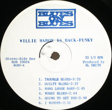 Charger l'image dans la galerie, Willie Mabon : Wille Mabon Is Back Funky (LP, Album)