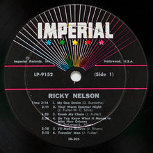 Load image into Gallery viewer, Ricky Nelson (2) : Rick Is 21 (LP, Album, Mono)