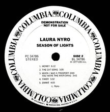 Load image into Gallery viewer, Laura Nyro : Season Of Lights...Laura Nyro In Concert (LP, Album, Promo)