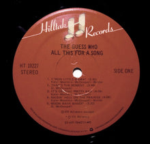 Load image into Gallery viewer, The Guess Who : All This For A Song (LP, Album, Mon)