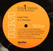 Load image into Gallery viewer, B.W. Stevenson : Lead Free (LP, Album)