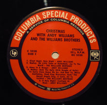 Load image into Gallery viewer, Andy Williams & The Williams Brothers (3) : Christmas With Andy Williams And The Williams Brothers (LP, Comp, Pit)