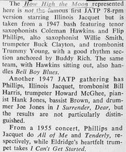 Charger l'image dans la galerie, The JATP All Stars* : How High The Moon (LP, Comp)