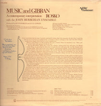 Load image into Gallery viewer, Rosko : Music And Gibran (A Contemporary Interpretation) (LP, Album)