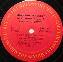 Laden Sie das Bild in den Galerie-Viewer, Maynard Ferguson : M.F. Horn 4&5: Live At Jimmy's (2xLP, Album, Pit)