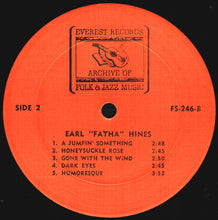 Load image into Gallery viewer, Earl "Fatha" Hines* : Earl "Fatha" Hines (LP, Album)