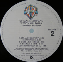 Charger l'image dans la galerie, Wendy Waldman : Strange Company (LP, Album, Jac)