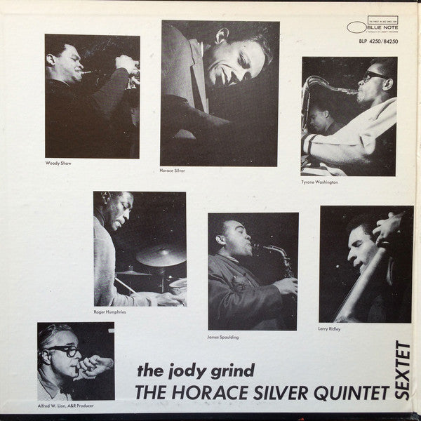 Horace Silver Quintet* / Sextet* - The Jody Grind - LP