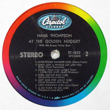 Load image into Gallery viewer, Hank Thompson With The Brazos Valley Boys* : Hank Thompson At The Golden Nugget (LP, Album, RP, Scr)