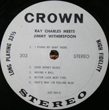 Load image into Gallery viewer, Ray Charles Meets Jimmy Witherspoon : Ray Charles Meets Jimmy Witherspoon (LP, Comp)