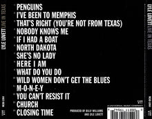 Charger l'image dans la galerie, Lyle Lovett : Live In Texas (CD, Album)