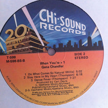 Laden Sie das Bild in den Galerie-Viewer, Gene Chandler : When You're # 1 (LP, Album)