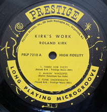 Load image into Gallery viewer, Roland Kirk With Jack McDuff* : Kirk's Work (LP, Album, Mono)