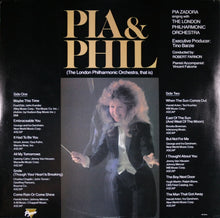 Load image into Gallery viewer, Pia Zadora With The The London Philharmonic Orchestra* : Pia & Phil (LP, Album, Pit)