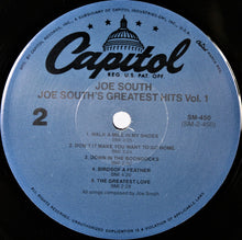 Laden Sie das Bild in den Galerie-Viewer, Joe South : Joe South's Greatest Hits Vol. I (LP, Comp, RE, Jac)