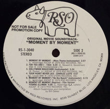 Load image into Gallery viewer, Various : Moment By Moment Original Movie Soundtrack (LP, Album, Promo)