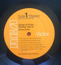 Load image into Gallery viewer, Charley Pride : Songs Of Pride...Charley That Is (LP, Album)