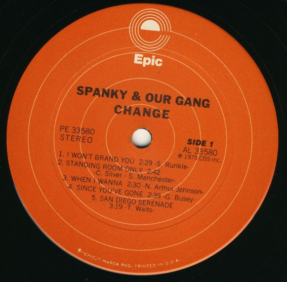 Buy Spanky & Our Gang : Change (LP, Album) Online for a great