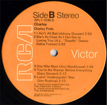 Load image into Gallery viewer, Charley Pride : Charley (LP, Album)