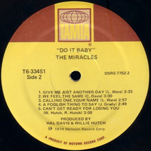 Load image into Gallery viewer, The Miracles : Do It Baby (LP, Album)
