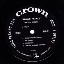 Charger l'image dans la galerie, Hadda Brooks : Femme Fatale (LP, Album, Mono)