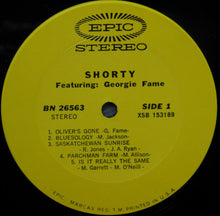 Laden Sie das Bild in den Galerie-Viewer, Georgie Fame : Shorty Featuring Georgie Fame (LP, Album)