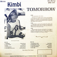 Load image into Gallery viewer, Kimbi : Tomorrow (LP)
