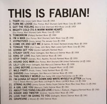 Laden Sie das Bild in den Galerie-Viewer, Fabian (6) : This Is Fabian! (CD, Comp)