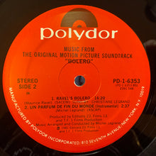 Load image into Gallery viewer, Francis Lai And Michel Legrand : Bolero (Original Motion Picture Soundtrack) (LP, Album, 26 )