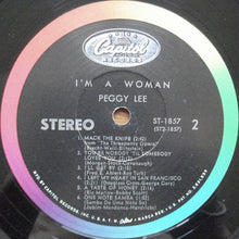 Load image into Gallery viewer, Peggy Lee : I'm A Woman (LP, Album, Scr)