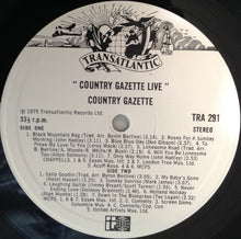 Load image into Gallery viewer, Country Gazette : Country Gazette Live (LP, Album)