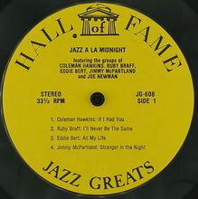 Charger l'image dans la galerie, Coleman Hawkins, Ruby Braff, Jimmy McPartland, Eddie Bert, Joe Newman : Jazz A La Midnight (LP, Comp, RE)