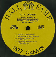 Charger l'image dans la galerie, Coleman Hawkins, Ruby Braff, Jimmy McPartland, Eddie Bert, Joe Newman : Jazz A La Midnight (LP, Comp, RE)