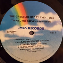 Charger l'image dans la galerie, Alfred Newman : The Greatest Story Ever Told (Original Motion Picture Score) (LP, Album, RE)