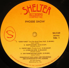 Load image into Gallery viewer, Phoebe Snow : Phoebe Snow (LP, Album, Pin)