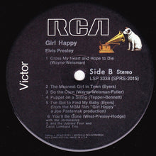 Load image into Gallery viewer, Elvis Presley : Girl Happy (LP, Album, RE, Bla)