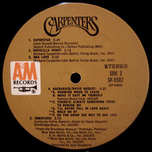 Laden Sie das Bild in den Galerie-Viewer, Carpenters : Carpenters (LP, Album, Pit)