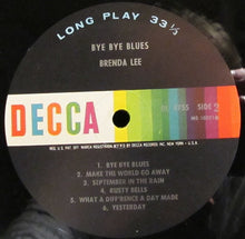 Load image into Gallery viewer, Brenda Lee : Bye Bye Blues (LP, Album, Mono, Pin)