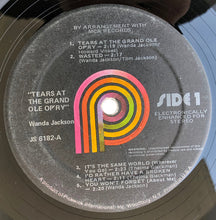 Charger l'image dans la galerie, Wanda Jackson : Tears At The Grand Ole Opry (LP, Comp)